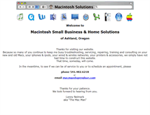 Tablet Screenshot of macintosh-solutions.com